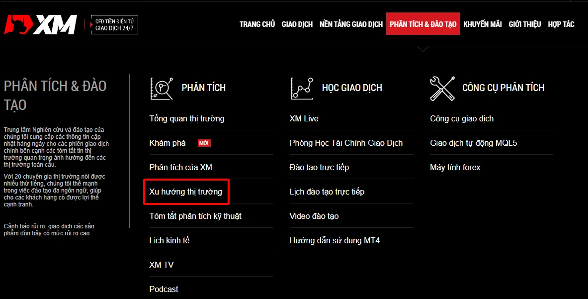 tín hiệu giao dịch XM 1