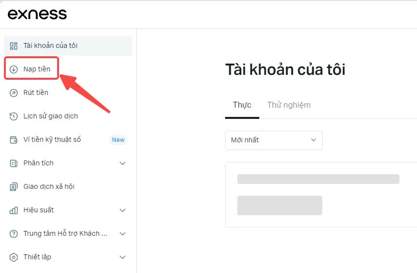 nạp tiền exness bằng internet banking-1