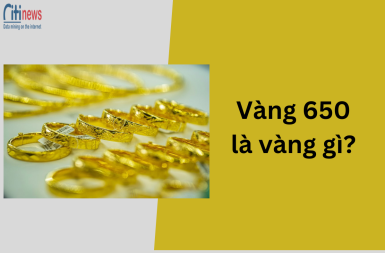 Vàng 650 là vàng gì? Vàng 650 (15.6K) giá bao nhiêu 1 chỉ?