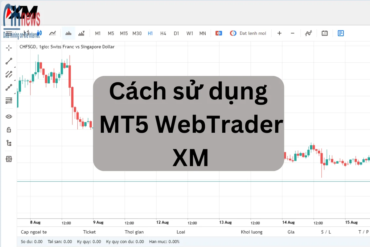 Hướng dẫn cách sử dụng MT5 WebTrader của XM cho người mới